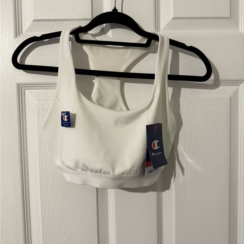 Champion Women's Classic White Sports Bra size medium